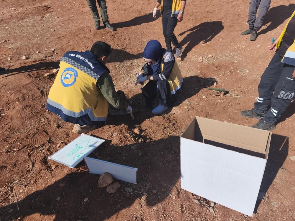 Civil Defense Human remains found in southern Aleppo countryside الدفاع المدني: العثور على رفات بشري في ريف حلب الجنوبي