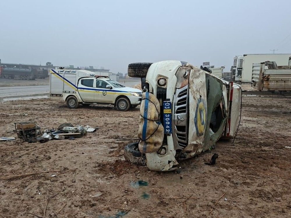 الدفاع المدني يسجل 7 حوادث سير خلال يوم واحد.. أسفرت عن وفاة وإصابات