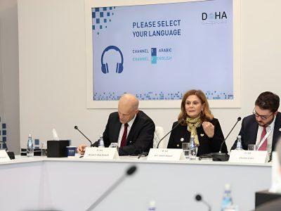 قبوات تبحث سبل تعزيز الدعم الدولي لسوريا في منتدى الدوحة