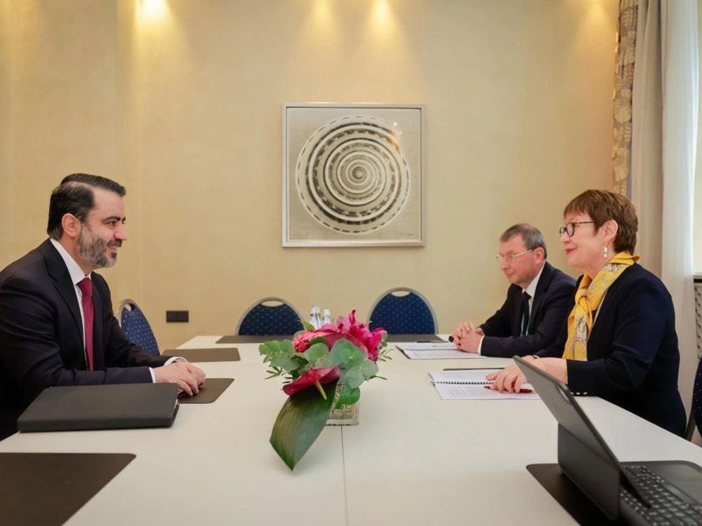 الشيباني يبحث مع رئيسة البنك الأوروبي لإعادة الإعمار تعزيز التعاون الاقتصادي بميونيخ