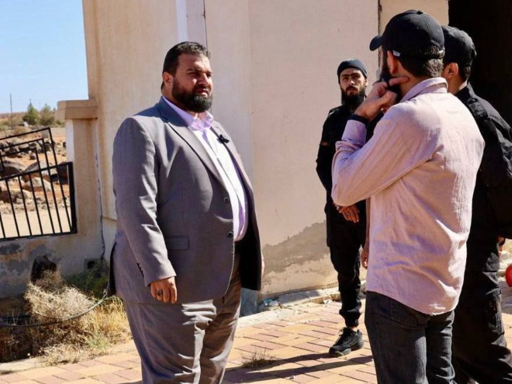 محافظ السويداء يتفقد أعمال ترميم المركز الثقافي في الصورة الصغرى