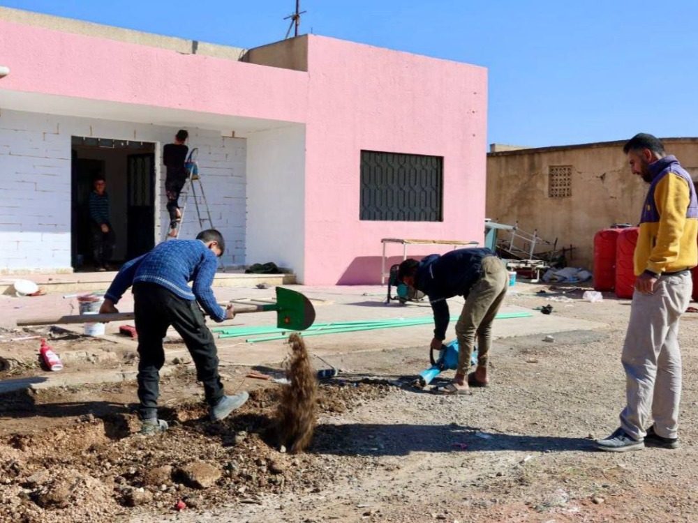 السويداء.. أعمال صيانة وترميم للمركز الصحي في بلدة الصورة الكبرى