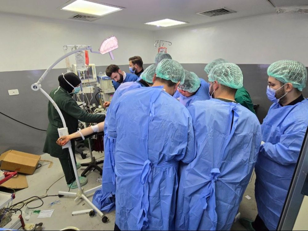 Injuries at Al-Razi Hospital