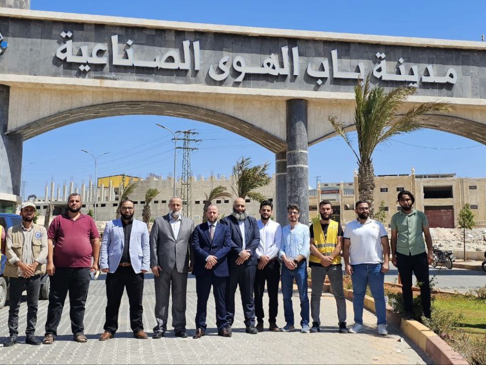 افتتاح مشروع FTTH في مدينة باب الهوى الصناعية بإدلب