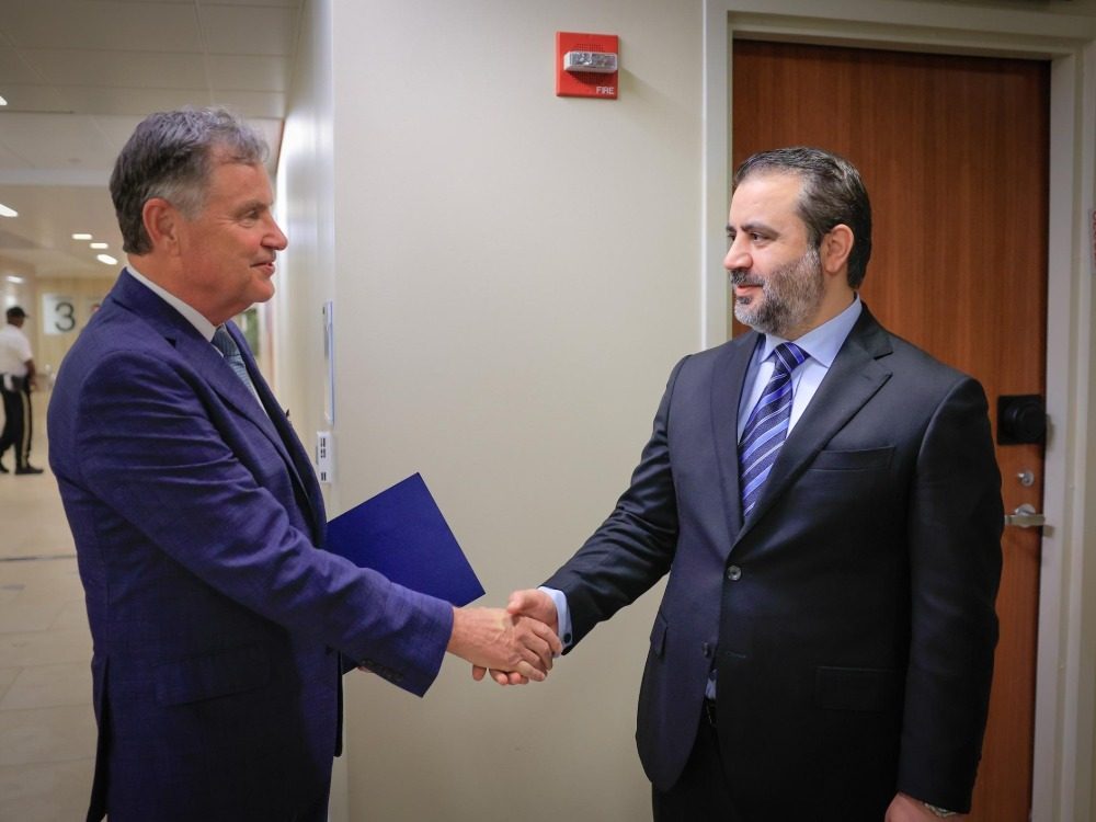Meeting with the Secretary of State in Washington
