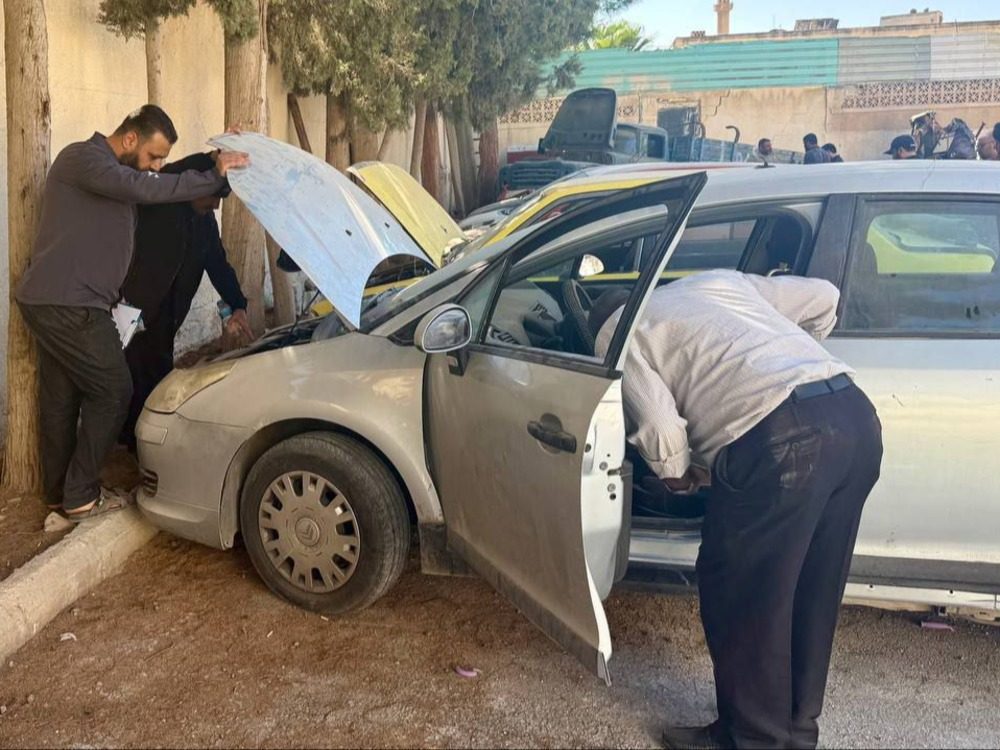 Military police in Sweida begin returning vehicles to their owners الشرطة العسكرية في السويداء تبدأ إعادة المركبات لأصحابها