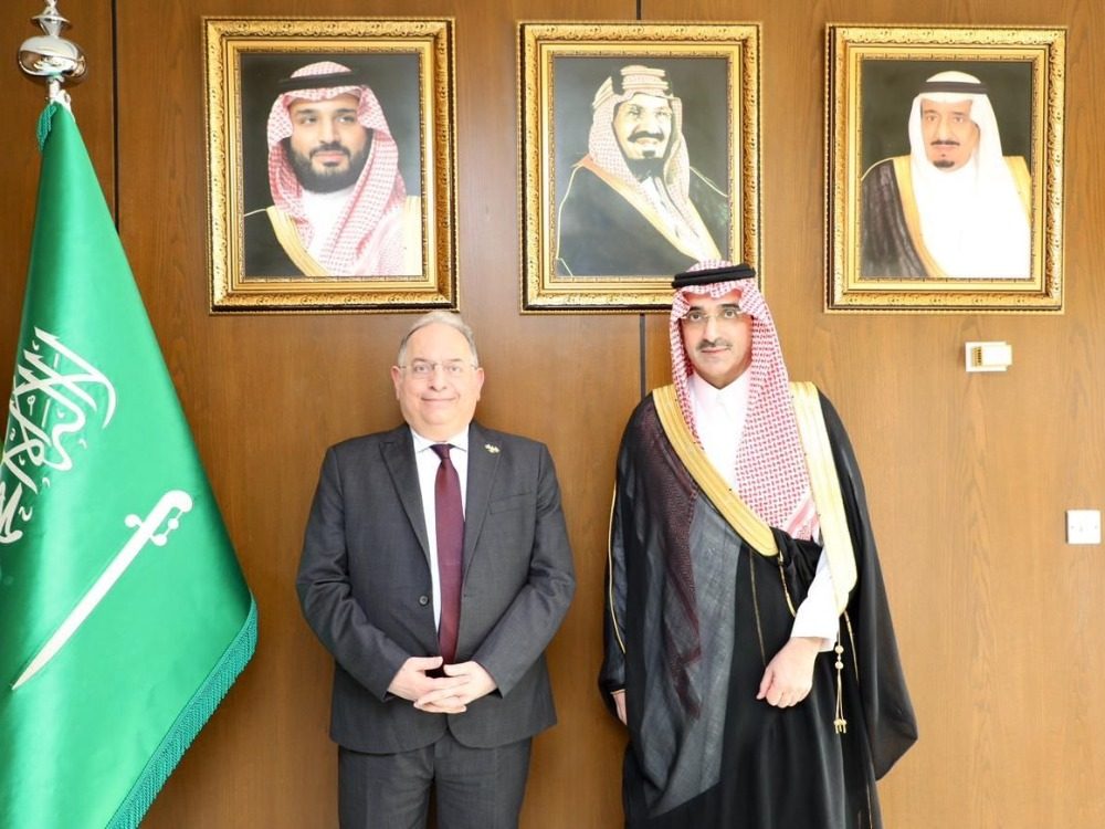 Minister of Finance (4) وزير المالية يناقش مع الصندوق السعودي للتنمية تمويل مشاريع استراتيجية بسوريا