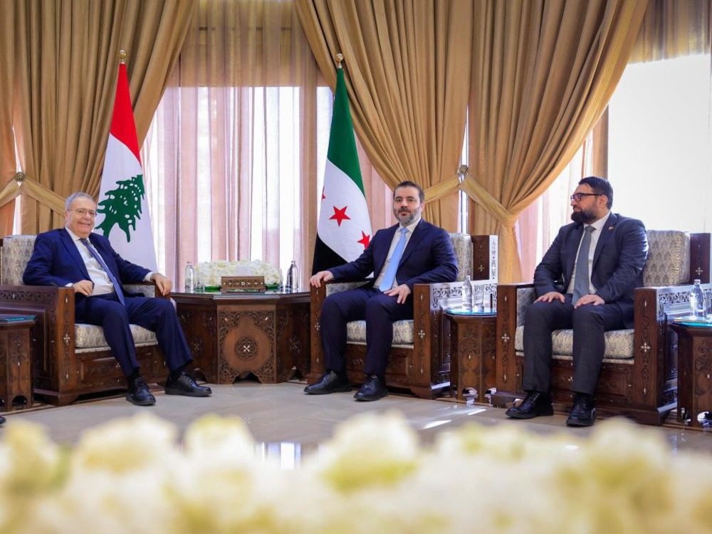 وزيرا الخارجية والعدل يستقبلان نائب رئيس مجلس الوزراء اللبناني