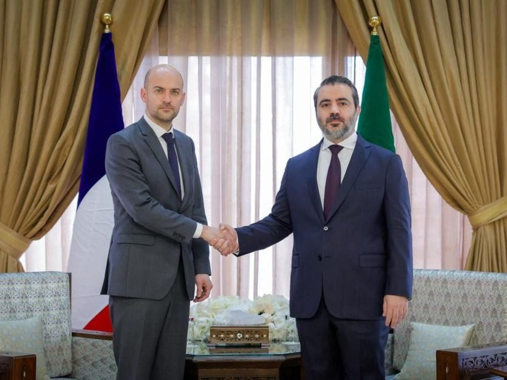 الشيباني يستقبل نظيره الفرنسي في دمشق