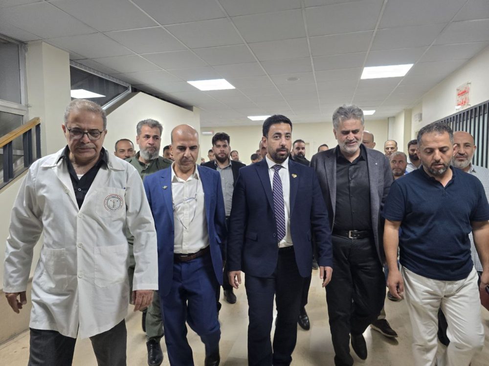 Minister of Health Musab Al-Ali وزير الصحة يتفقد الخدمات الطبية والواقع الصحي في القنيطرة