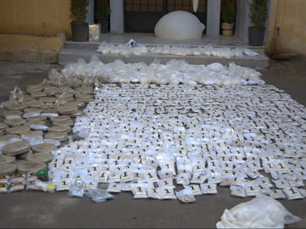 ريف دمشق.. إحباط محاولة تهريب شحنة مخدرات ضخمة من لبنان إلى سوريا