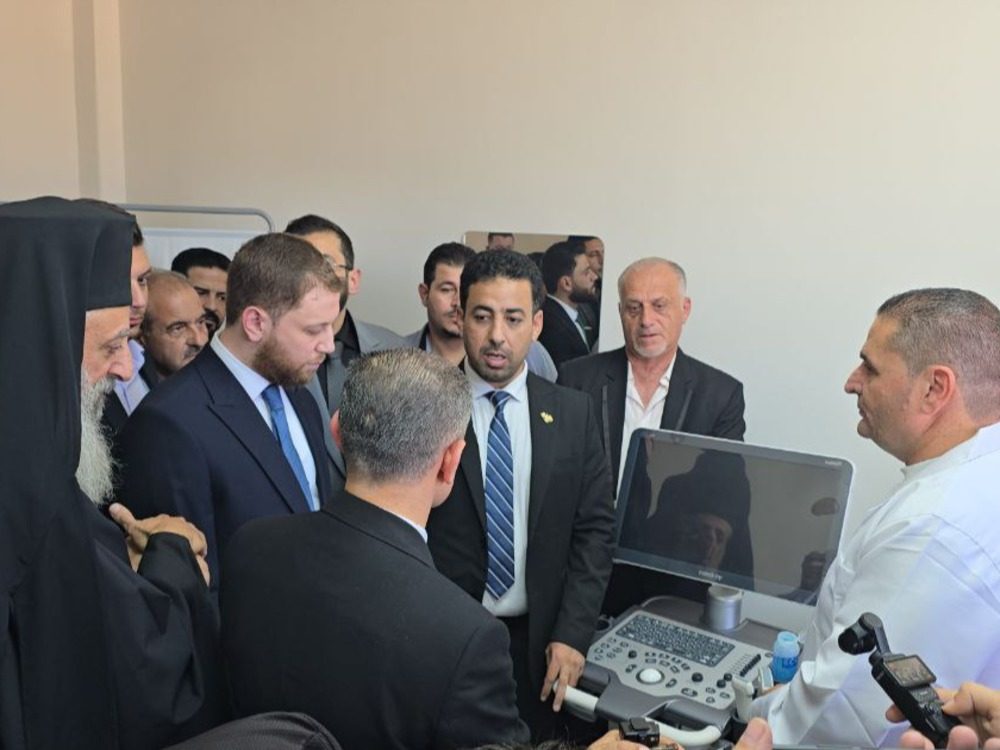 Opening of the Mahardah Center وزير الصحة يفتتح مركزاً صحياً متكاملاً في مدينة محردة بريف حماة