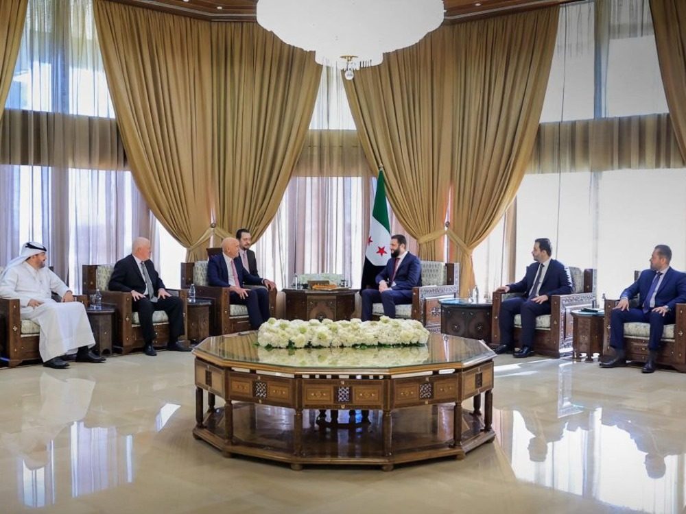 الرئيس الشرع يترأس اجتماعاً تمهيدياً يجمع spc و شيفرون بهدف الاستكشاف البحري