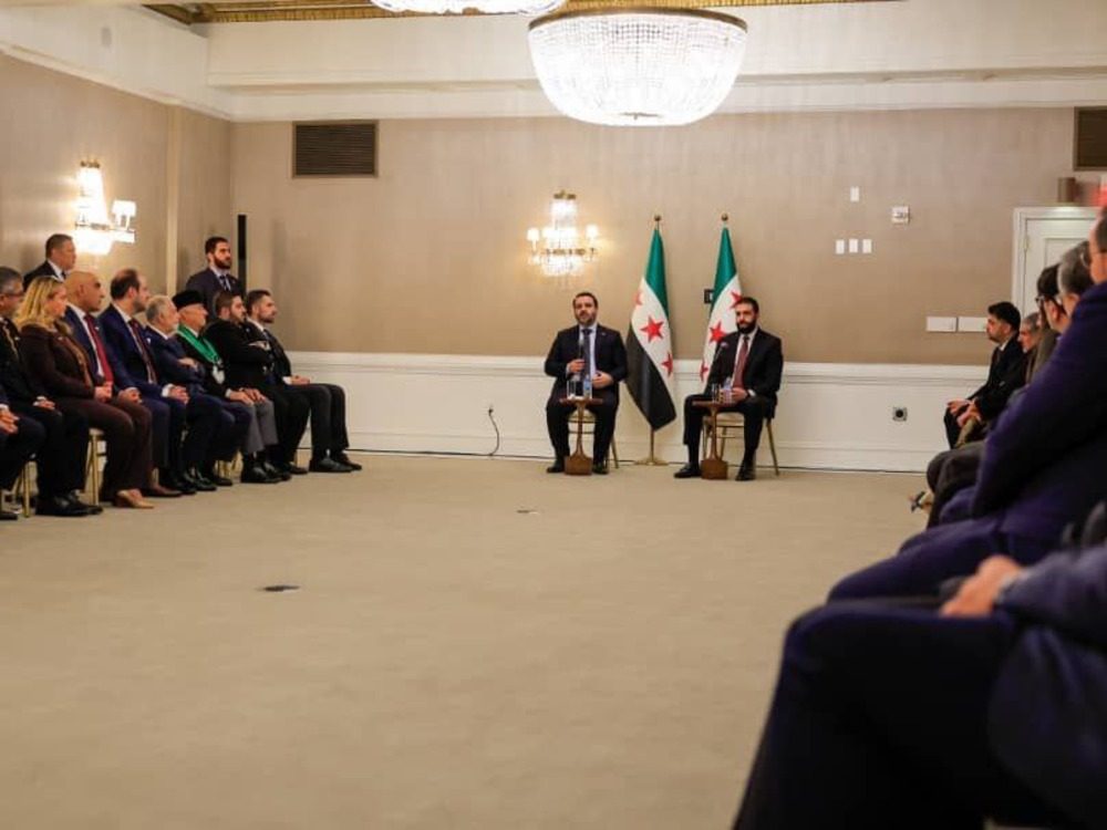 الرئيس الشرع يشيد بجهود المنظمات السورية في واشنطن