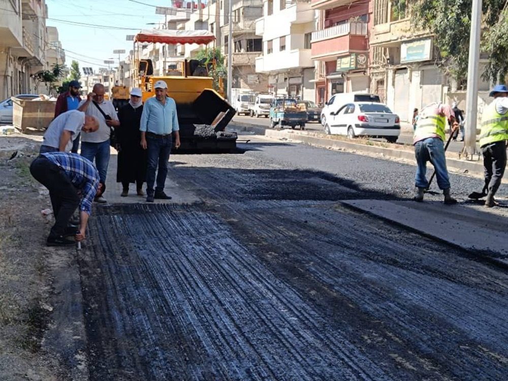 Rehabilitation of the streets of Homs