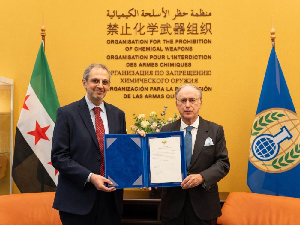 مندوب سوريا لدى منظمة حظر الكيماوي: جهود كبيرة للعثور على بقايا أسلحة النظام البائد