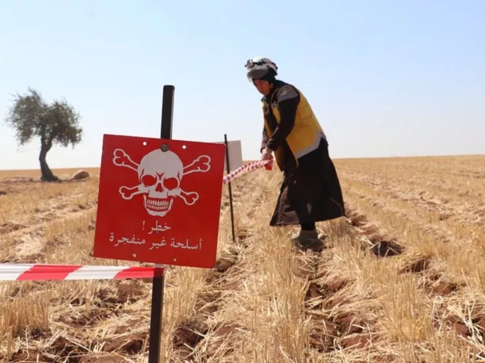 إصابة 3 مدنيين بجروح جراء انفجار مخلفات حرب في خان شيخون