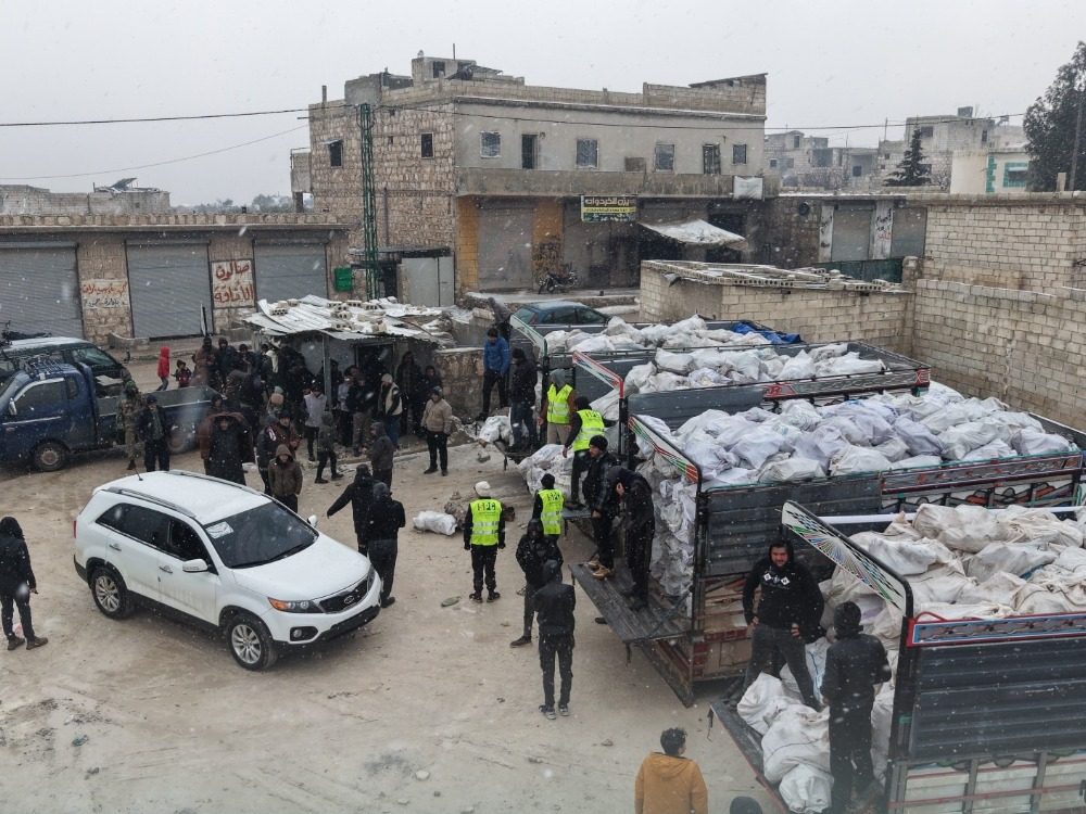 السورية للبترول: وصول مواد التدفئة إلى آلاف الأسر في مخيمات الشمال