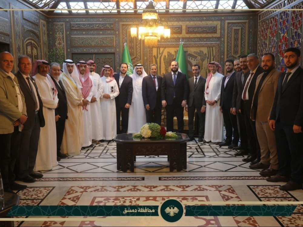 The Governor of Damascus receives the head of the Saudi-Syrian Business Council to discuss investment cooperation opportunities.