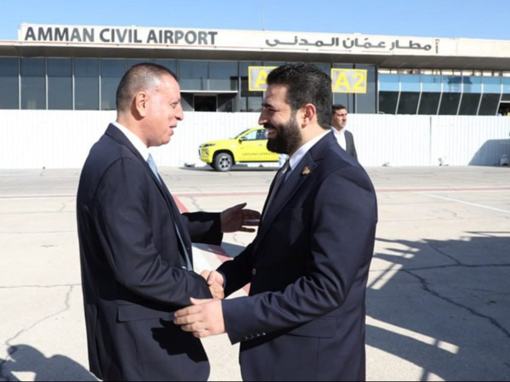 The Minister of Interior arrives in Amman