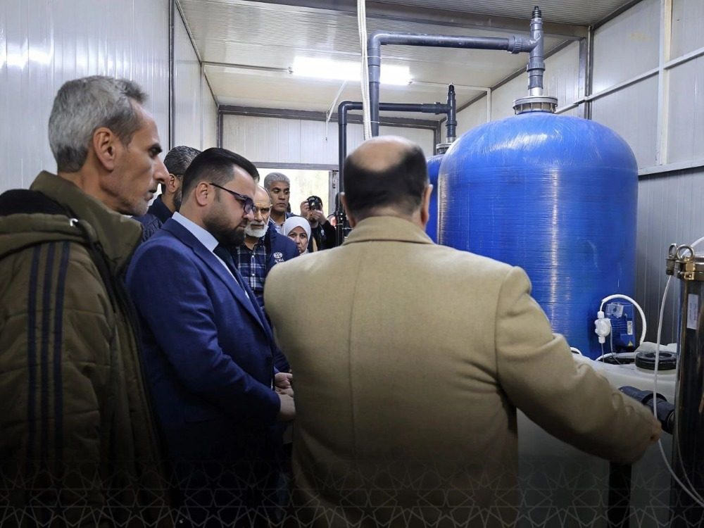 تدشين محطة تنقية مياه في السبينة بريف دمشق