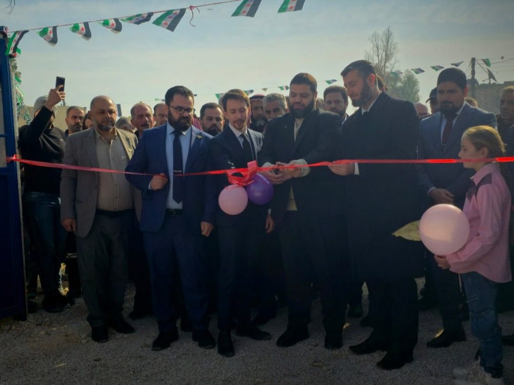 افتتاح محطة تنقية مياه في بلدة عدرا الجديدة بريف دمشق