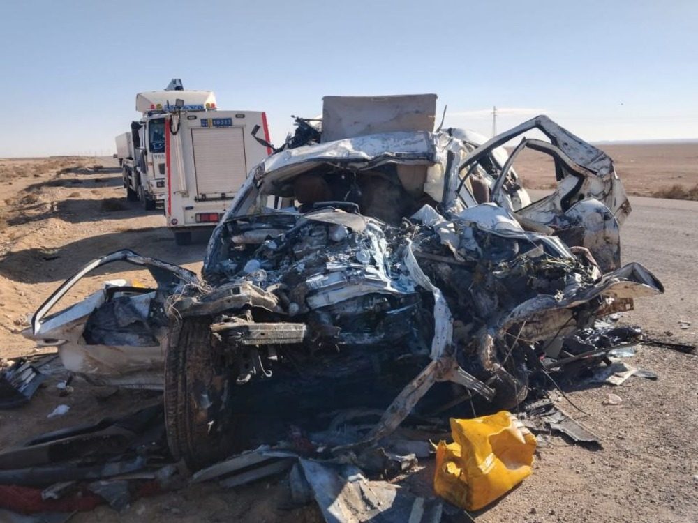 حادث سير يودي بحياة 5 أشخاص ويخلّف 6 مصابين على طريق دير الزور–حمص