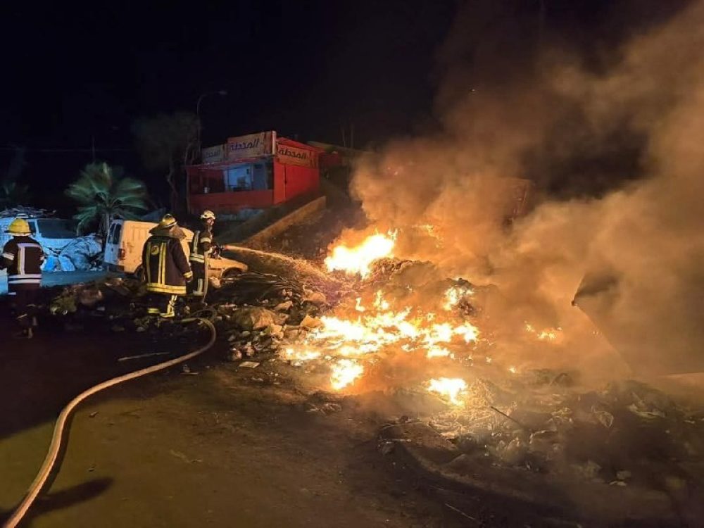 مديرية الطوارئ: فرق الإطفاء تتصدى لثلاثة حرائق في دمشق